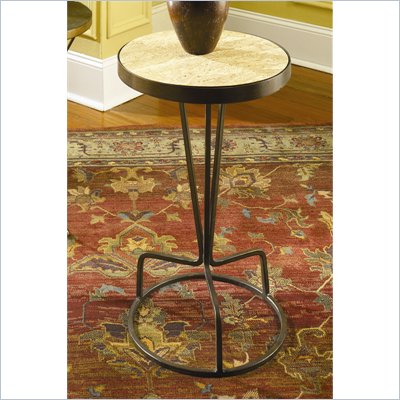 Hammary Hidden Treasures Round Accent Table in Antiqued Bronze
