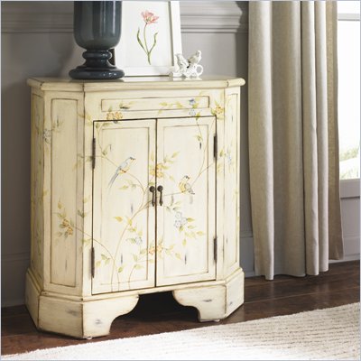 Hammary Hidden Treasures Two Door Accent Chest in Antiqued White