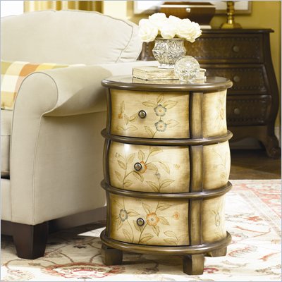 Hammary Hidden Treasures 3 Drawer Round Accent Chest