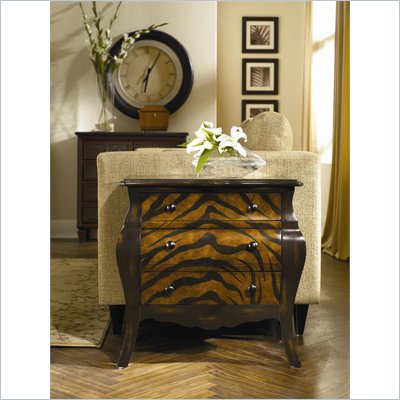 Hammary Hidden Treasures 3 Drawer Accent Chest with Zebra Pattern