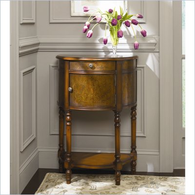 Hammary Hidden Treasures Demilune Accent Table