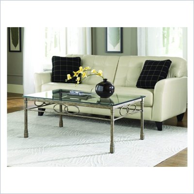 Hammary Hudson Rectangular Cocktail Table in Bronze