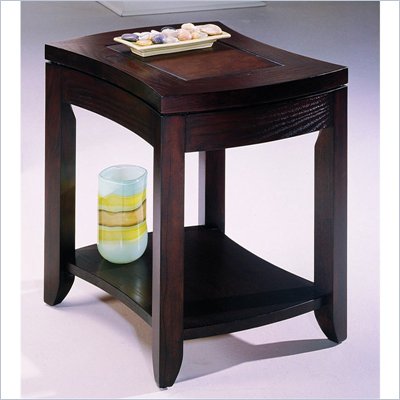 Hammary Kanson End Table in Oxblood