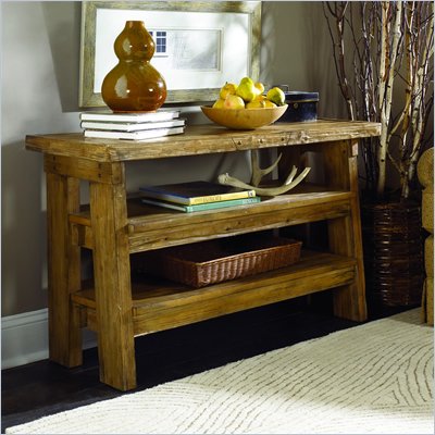 Hammary Luberon Console Table in Weathered Pine Finish