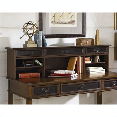 Hammary Mercantile Desk Hutch in Whiskey Finish