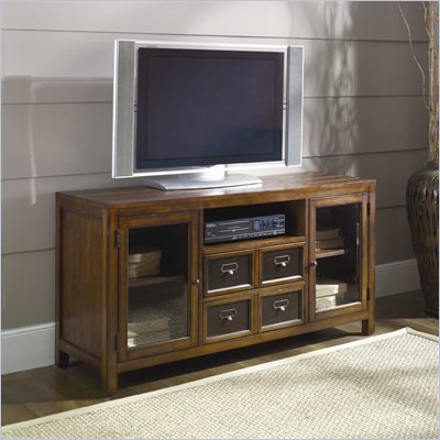 Hammary Mercantile Entertainment Console/TV Stand in Whiskey Finish