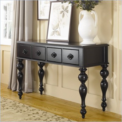 Black Sofa Table on Hammary Mercer Sofa Table In Black Painted Finish   T3001389 22