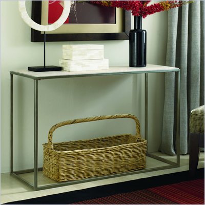 Hammary Modern Basics Sofa Table in Textured Bronze