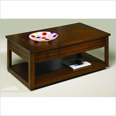 Hammary Nuance Lift Top Rectangular Cocktail Table in Cherry