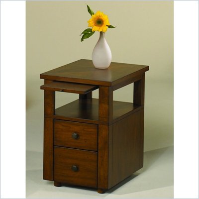 Hammary Nuance Chairside Table in Cherry