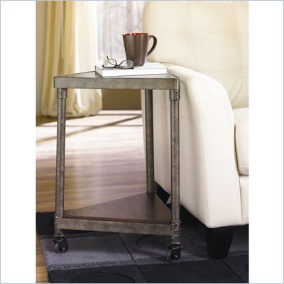 Hammary Structure Wedge Table in Distressed Brown