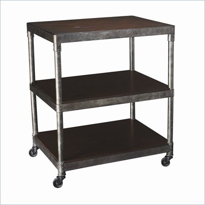 Hammary Structure Corner Table in Distressed Brown
