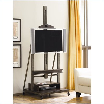 Hammary Structure TV Easel/Stand in Distressed Brown