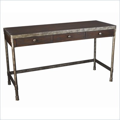 Hammary Structure Computer Desk in Distressed Brown