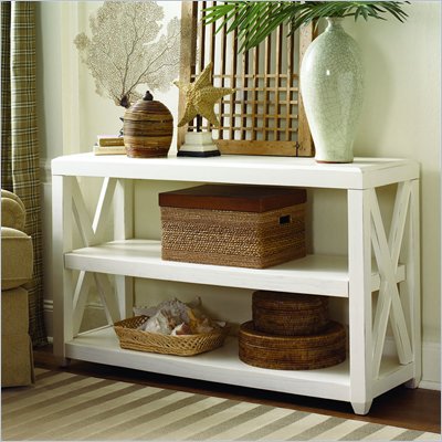 Hammary Transitions X Sofa Table in Weathered White