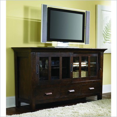 Hammary Urban Flair Entertainment Console in Umber