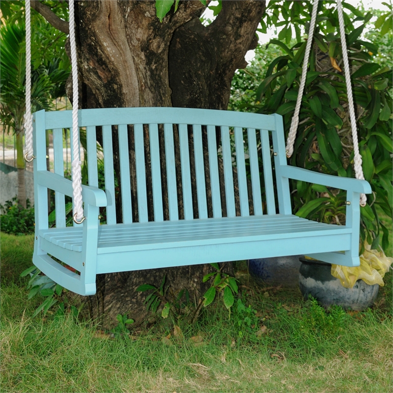 Royal Fiji 48-inch Acacia Porch Swing Homesquare