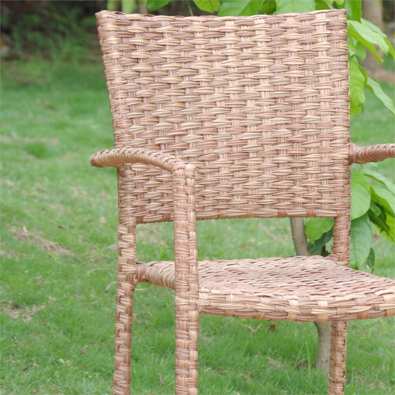 Ibiza Resin Wicker Aluminum Dining Chair