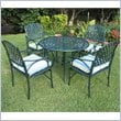 ADD TO YOUR SET: International Caravan 5 PC Diamond Lattice Outdoor Dining Set