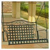 International Caravan Mandalay Iron 4-ft  Porch Swing