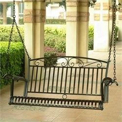 International Caravan Tropico 4 Foot Iron Porch Swing
