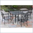 ADD TO YOUR SET: International Caravan Tropico 5 Piece Iron Patio Set