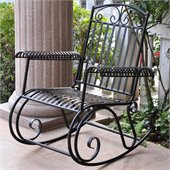 International Caravan Tropico Iron Patio Rocker