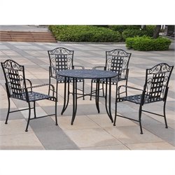 International Caravan Mandalay Iron Outdoor Patio Game Group