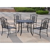 International Caravan Mandalay Iron Outdoor Patio Game Group