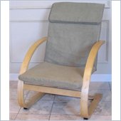 International Caravan Fresco Game Chair w/ MicroSuede Fabric in Sage