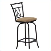 International Caravan Hamilton Bar Height Swivel Bar Stool (Set of 2)