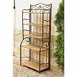 ADD TO YOUR SET: International Caravan Valencia Indoor/Outdoor 5-Tier Bakers Rack