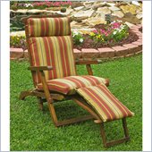 International Caravan Mana Outdoor Wooden Patio Lounger