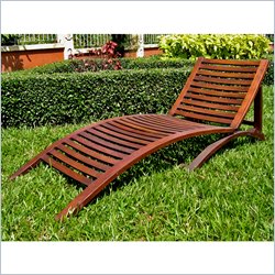 International Caravan Chelsea Outdoor Folding Contemporary Chaise