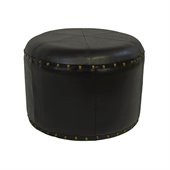 International Caravan Sicily 17 Round Stool in Dark Chocolate