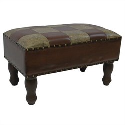 International Caravan Sicily 20 Indoor Stool in Mix Pattern