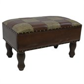 International Caravan Sicily 20 Indoor Stool in Mix Pattern