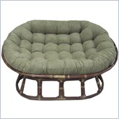International Caravan Papasan Double Rattan Chair
