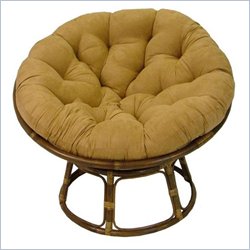 International Caravan Papasan 42 Rattan Chair with Cushion