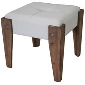 International Caravan Charlotte Sage Indoor Fabric Vanity Stool