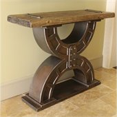International Caravan Aledo Large Double Horseshoe Console Table