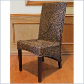 International Caravan Lambada Mahogany Dining Chairs - Set of 2