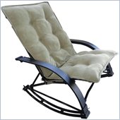 International Caravan Folding Rocking Game Chair in Sage