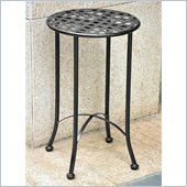 International Caravan Mandalay 15 Wrought Iron Patio Table in Petwer 