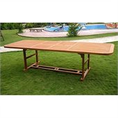 International Caravan Royal Tahiti Dining Table in Balau Stain 
