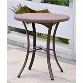 International Caravan  Barcelona 28 Bistro Table in Antique Brown