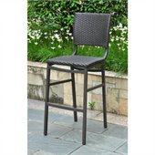 International Caravan Barcelona Bar Stools in Black Antique(Set of 2) 