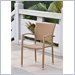 International Caravan Barcelona Resin Wicker/Aluminum Patio Dining Chair (Set of 4)