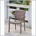 International Caravan Barcelona Resin Wicker/Aluminum Patio Dining Chair (Set of 4)