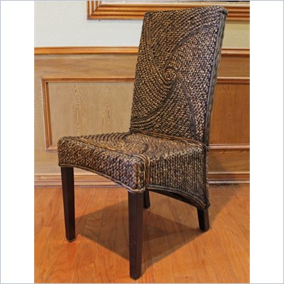 International Caravan Lambada Mahogany Dining Chairs - Set of 2
